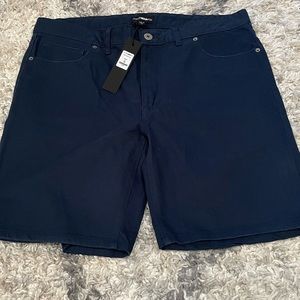 Navy Blue Mac Chino Shorts -Size 38